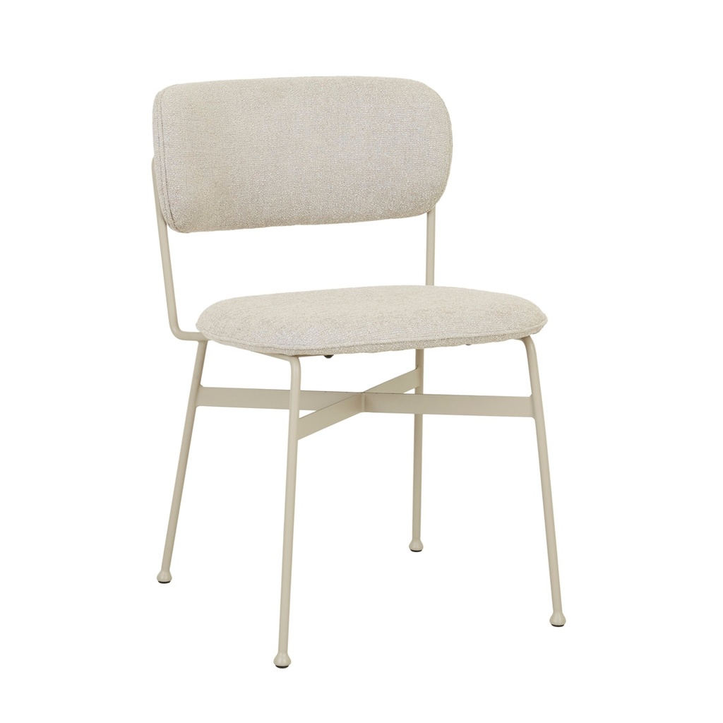 [PICCOLO-DINING-CHAIR-FEATHER-SPECKLE-MATT-CASHMERE-CH-PICC-MATT-CASHMERE] Piccolo Dining Chair - Feather Speckle - Matt Cashmere