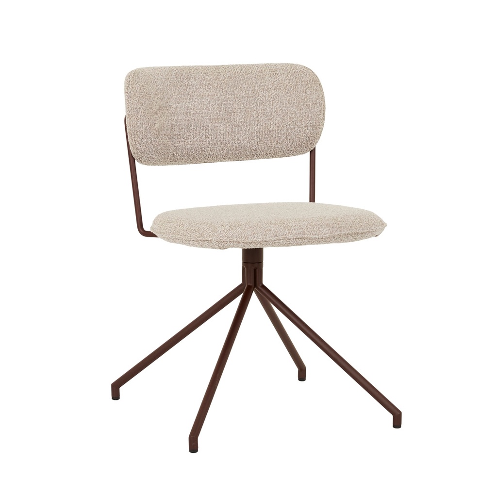 [PICCOLO-SPIDER-LEG-OFFICE-CHAIR-CHAI-BOUCLE-MATT-SYRAH-CH-PICC-SPI-OFF-MATT-SYRAH] Piccolo Spider Leg Office Chair - Chai Boucle - Matt Syrah