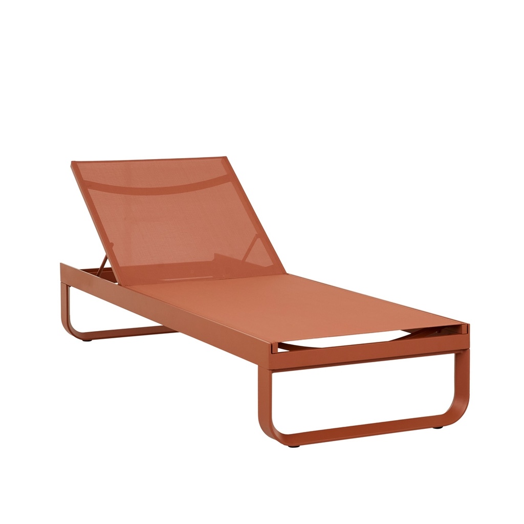 [PIER-CURVE-SUNBED-TERRACOTTA-SB-PIER-CRV] Pier Curve Sunbed - Terracotta
