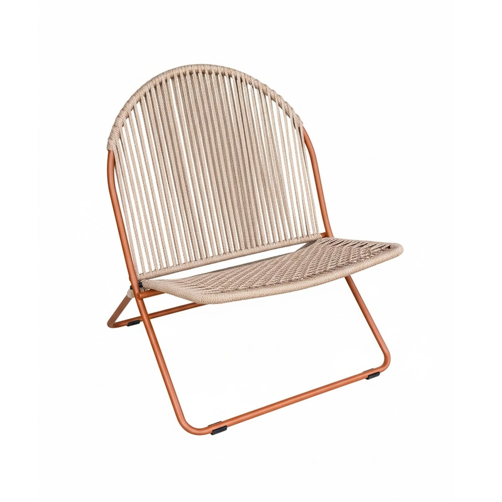 [PIER-REMY-OCCASIONAL-CHAIR-TERRACOTTA-CH-PIER-REMY-OCC] Pier Remy Occasional Chair - Terracotta