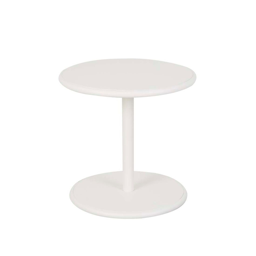 [PIER-ROUND-SIDE-TABLE-WHITE-LTO-PIER-RD] Pier Round Side Table - White
