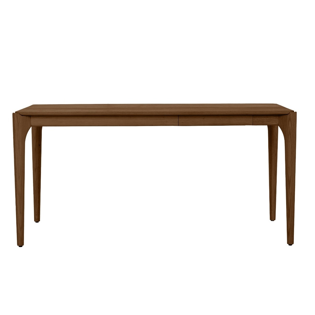 [PIPER-SPINDLE-DESK-MOCHA-OAK-DESK-PIPE-SPIN-X] Piper Spindle Desk - Mocha Oak