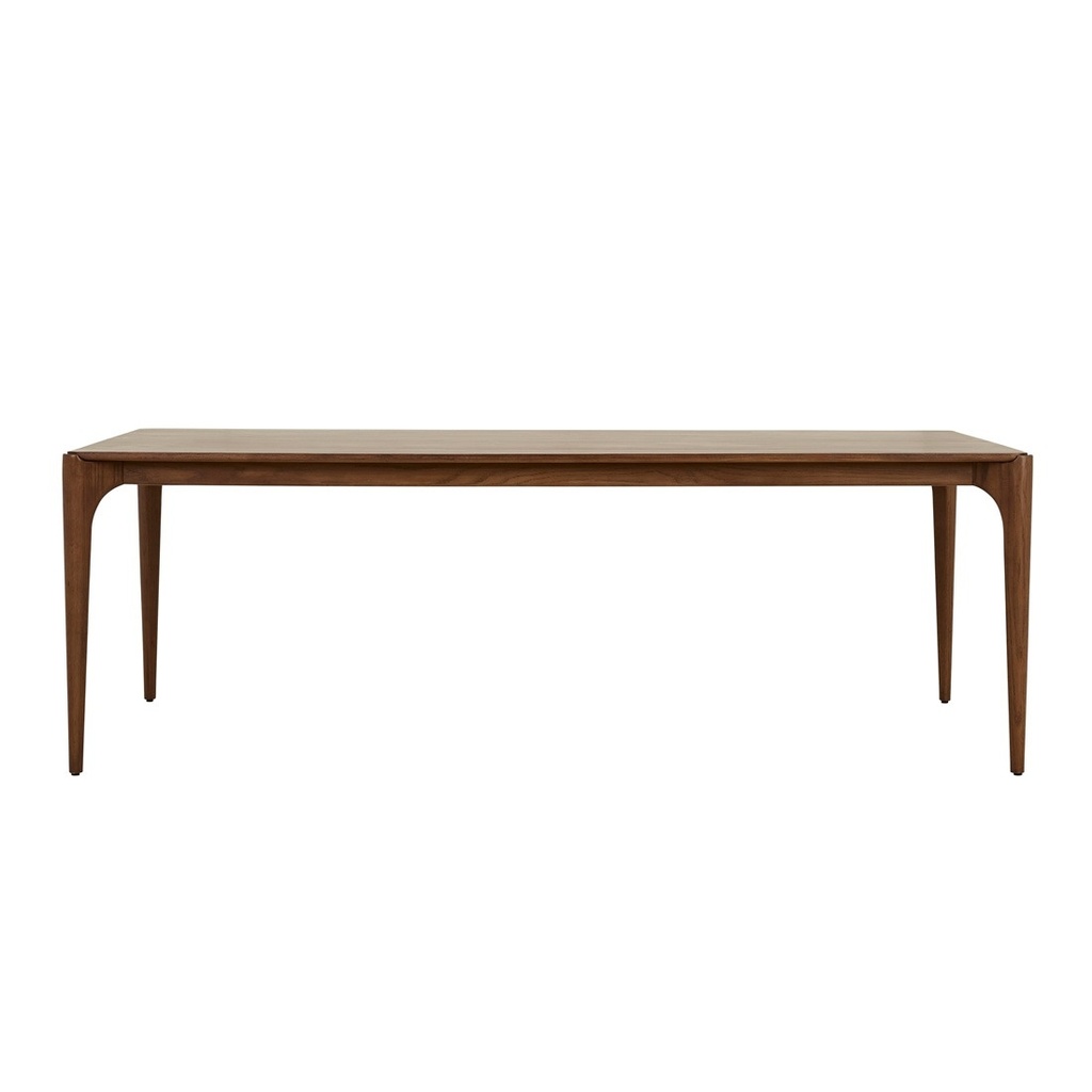 [PIPER-SPINDLE-DINING-TABLE-MOCHA-OAK-DT-PIPE-SPIN-X] Piper Spindle Dining Table - Mocha Oak