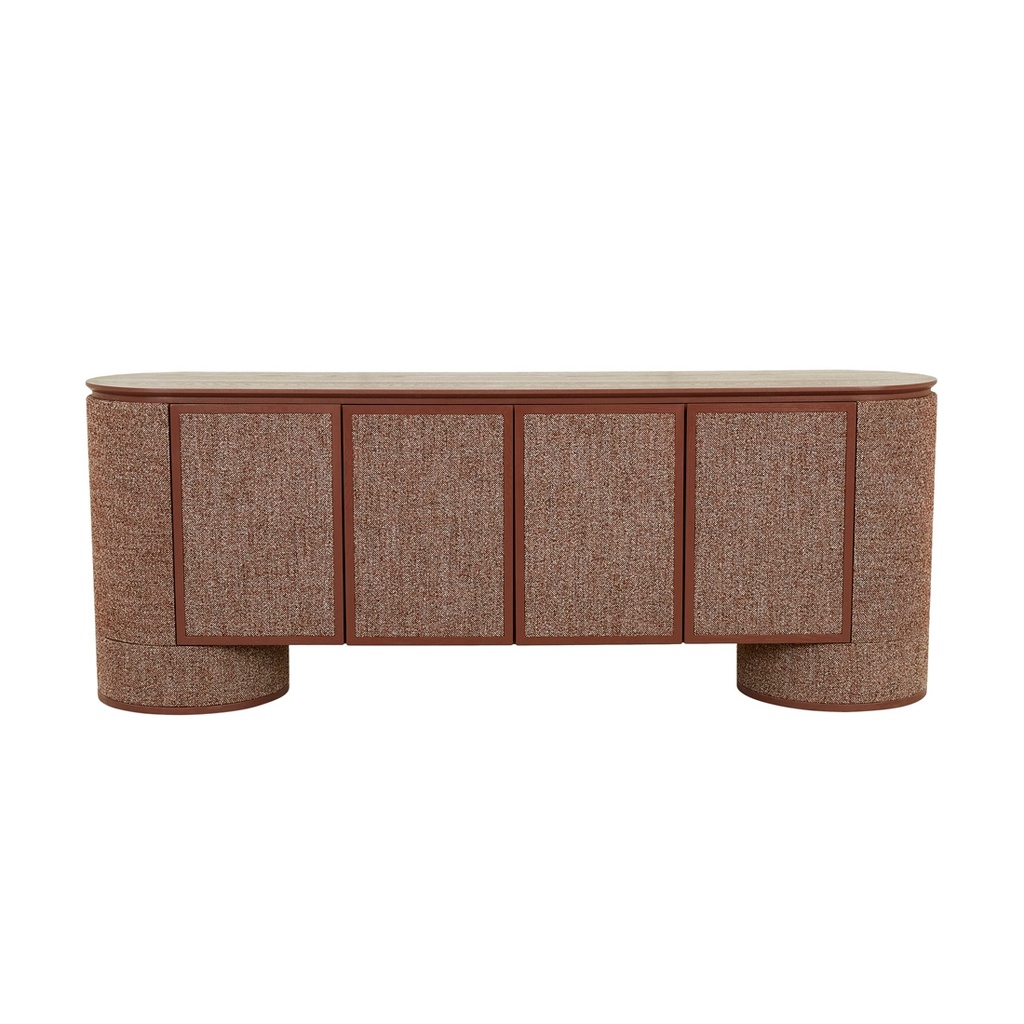 [PLUTO-WOVEN-BUFFET-BRICK-PAPRIKA-WEAVE-BUF-PLU-WOV-PAPRIKA-WEAVE] Pluto Woven Buffet - Brick - Paprika Weave