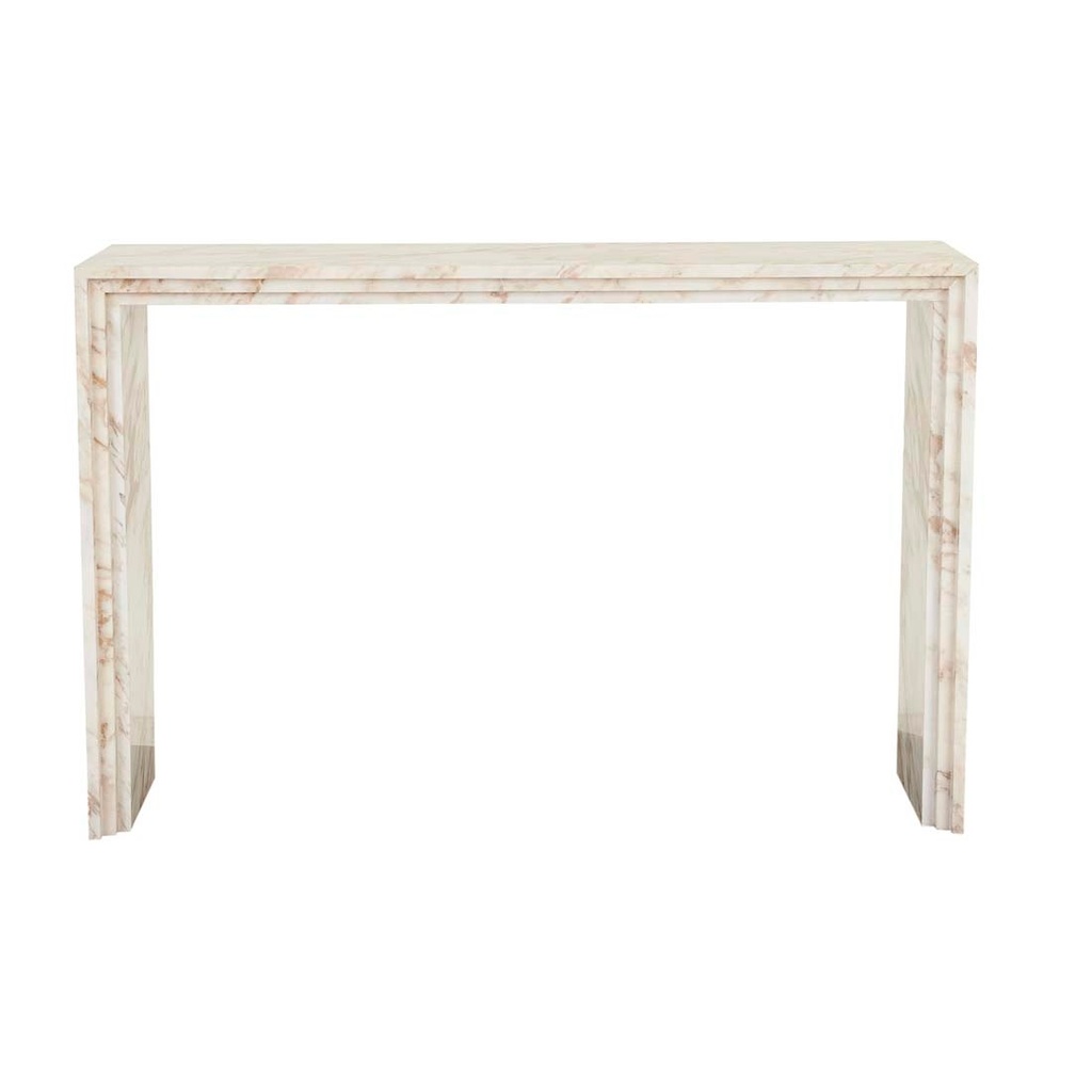 [PONTE-CONSOLE-GOLDEN-WHITE-MARBLE-CONS-PON-X] Ponte Console - Golden White Marble