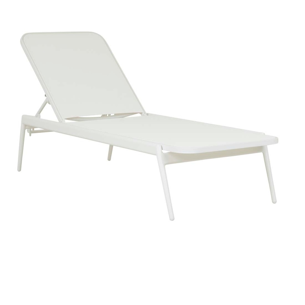 [PORTSEA-CLASSIC-SUNBED-WHITE-WHITE-SB-POR-CLA-WHITE] Portsea Classic Sunbed - White - White