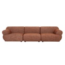 Juno Cloud Ottoman - Brick