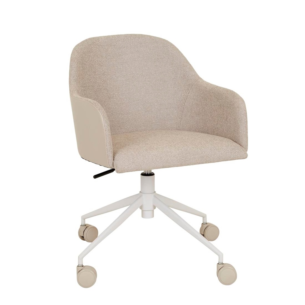 [RILEY-OFFICE-CHAIR-FEATHER-SPECKLE-SANDSTONE-PU-CH-RIL-OFF-SANDSTONE-PU] Riley Office Chair - Feather Speckle - Sandstone PU