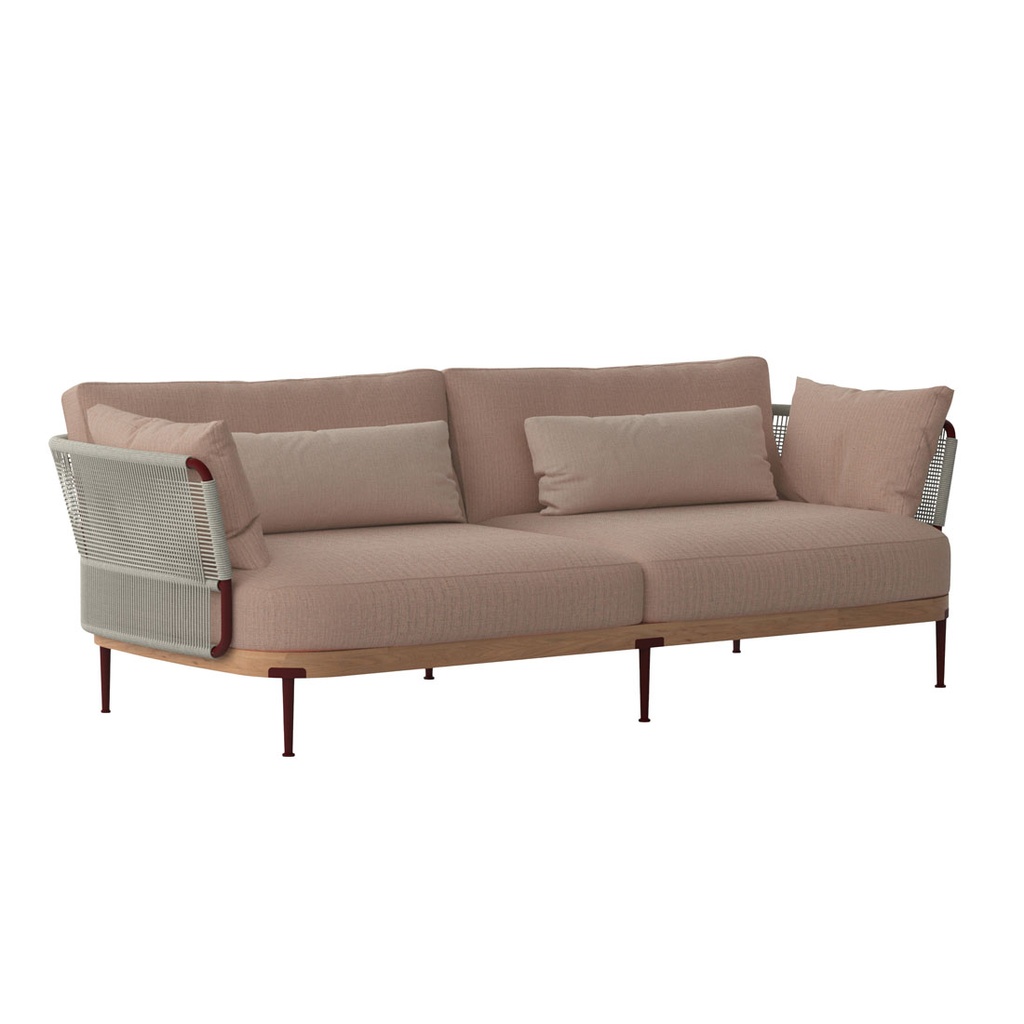[RIVIERA-3-SEATER-SOFA-HAZELNUT-CANVAS-SOF-RIVIE-3S-CANVAS] Riviera 3 Seater Sofa - Hazelnut - Canvas