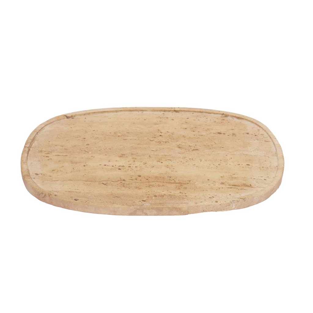 [RUFUS-BORDER-TRAY-TRAVERTINE-DEC-RUF-BOR-TRY-X] Rufus Border Tray - Travertine