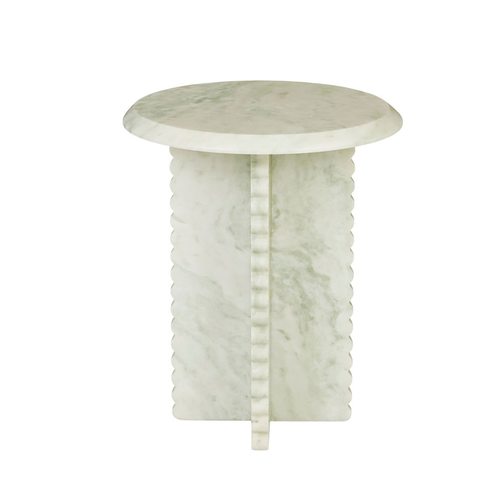 [RUFUS-FLEUR-SIDE-TABLE-GREEN-ONYX-LTO-RUF-FLR-X] Rufus Fleur Side Table - Green Onyx