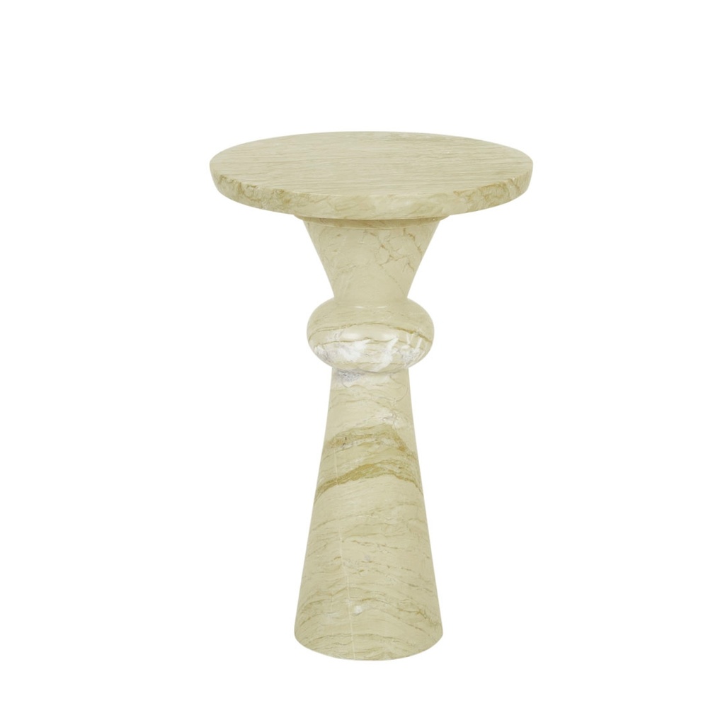 [RUFUS-INDRA-SIDE-TABLE-PISTACHIO-MARBLE-LTO-RUF-INDRA-X] Rufus Indra Side Table - Pistachio Marble