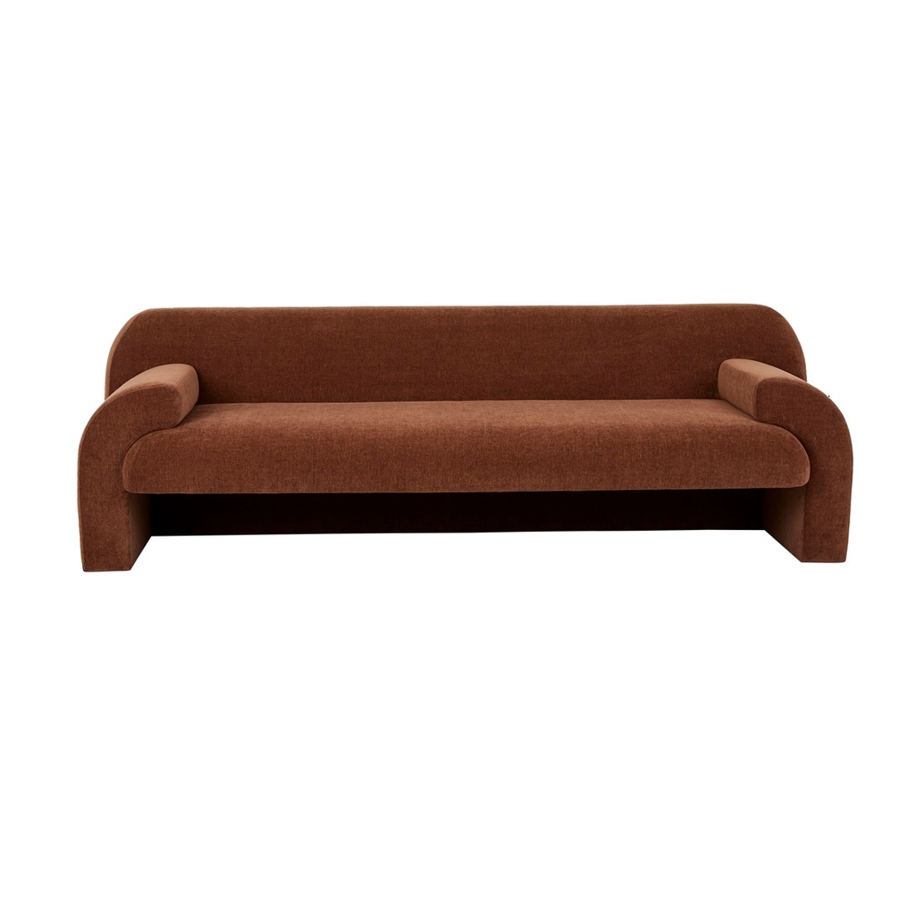 Juno Aubury 3 Seater Sofa - Chestnut