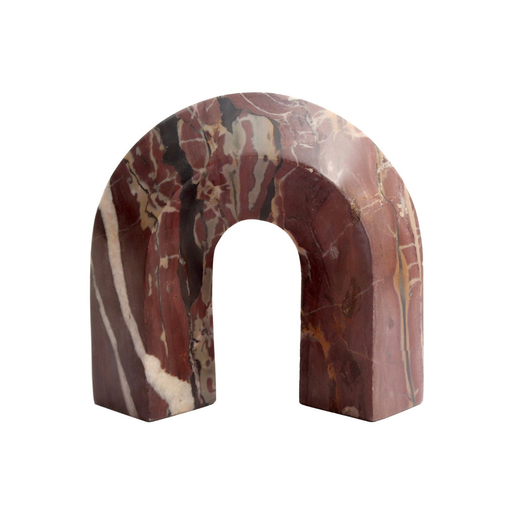 [RUFUS-VAULT-SCULPTURE-CARMINE-MARBLE-DEC-RUF-VUT-SCUL] Rufus Vault Sculpture - Carmine Marble