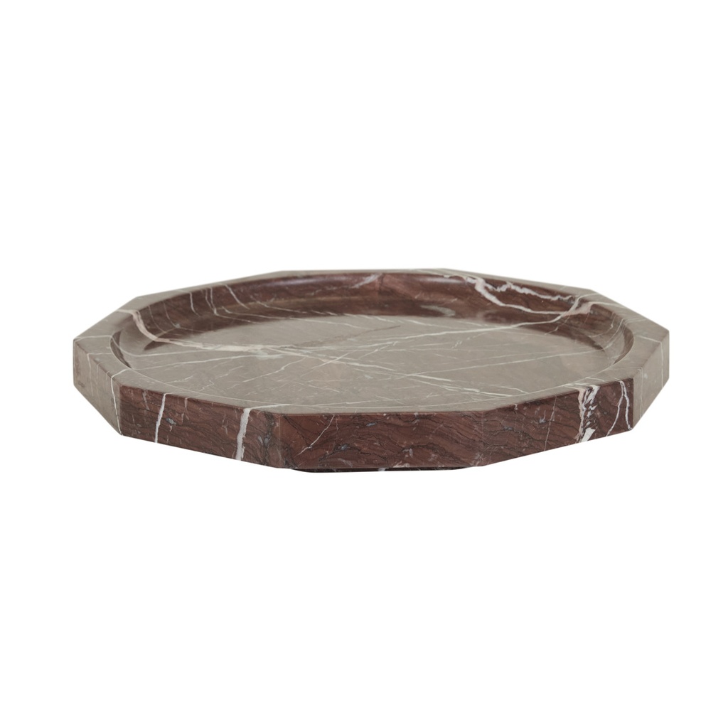[RUFUS-ZENITH-TRAY-ROSSO-MARBLE-DEC-RUF-ZENH-TRAY] Rufus Zenith Tray - Rosso Marble