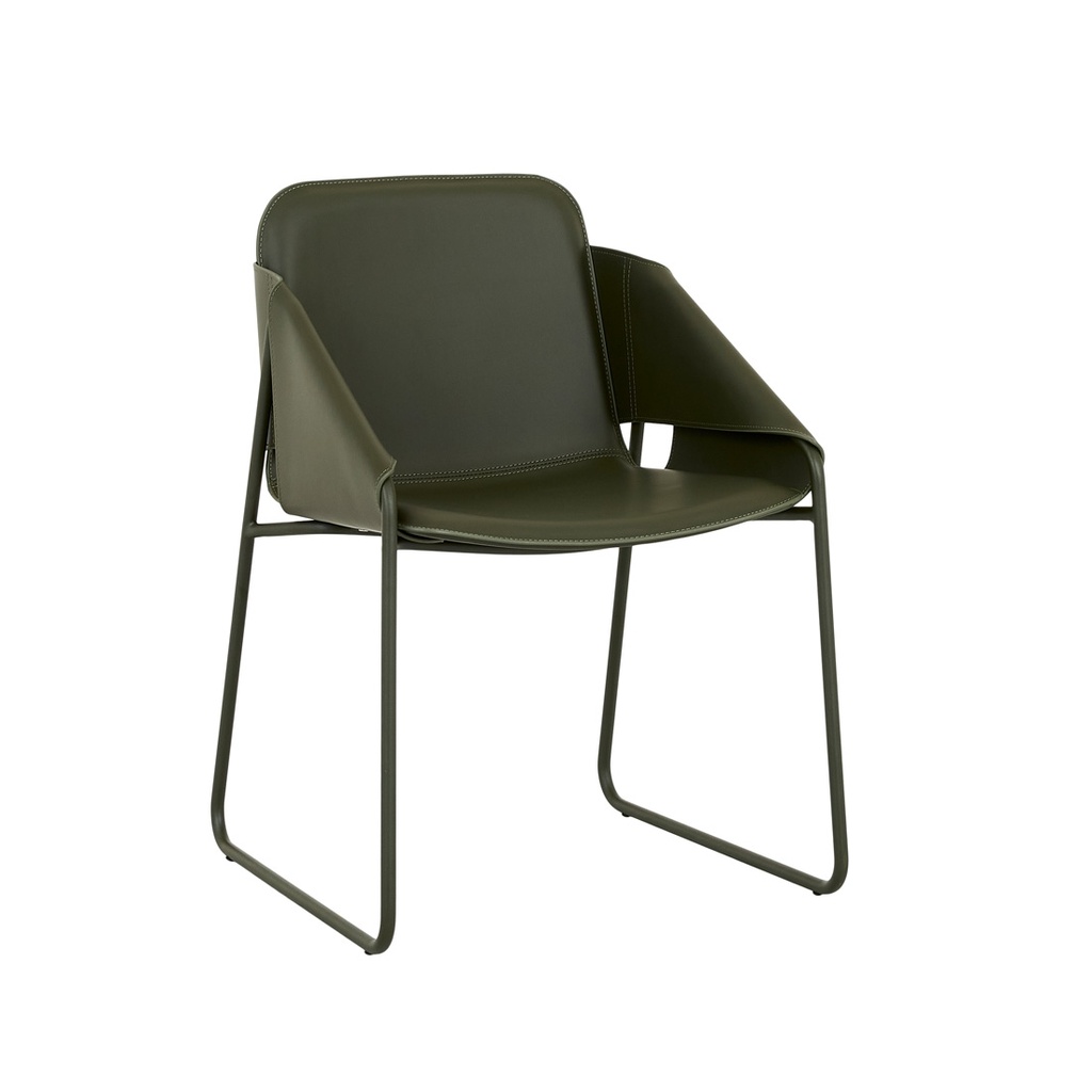 [RYE-DINING-ARMCHAIR-NORI-MATT-NORI-CH-RYE-ARM-MATT-NORI] Rye Dining Armchair - Nori - Matt Nori