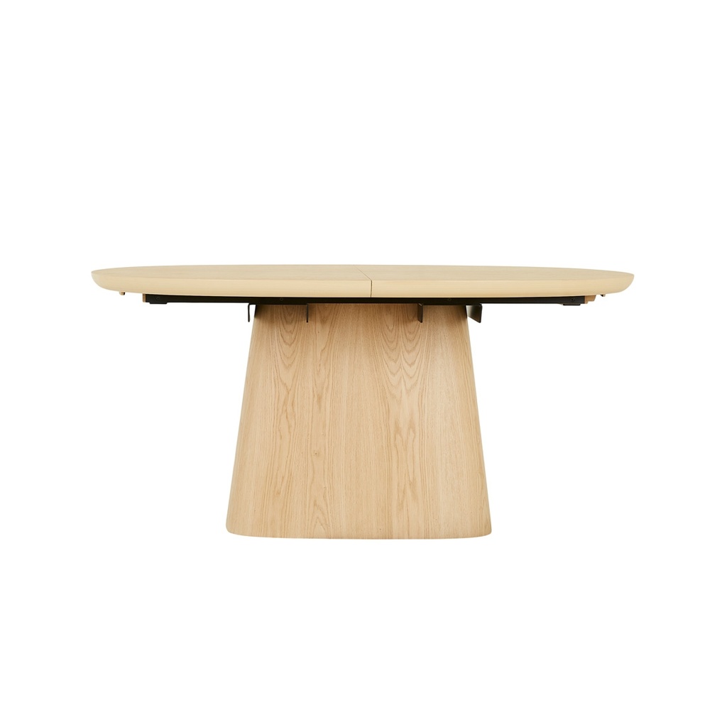 [SBE-PEBBLE-EXTENDABLE-DINING-TABLE-OAK-DT-SEB-PEB-X] Seb Pebble Extendable Dining Table - Oak