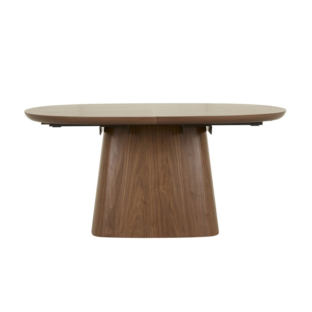 [SBE-PEBBLE-EXTENDABLE-DINING-TABLE-WALNUT-DT-SEB-PEB-X] Seb Pebble Extendable Dining Table - Walnut