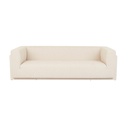 Juno Frame 3 Seater Sofa - Brioche Boucle - Porcelain