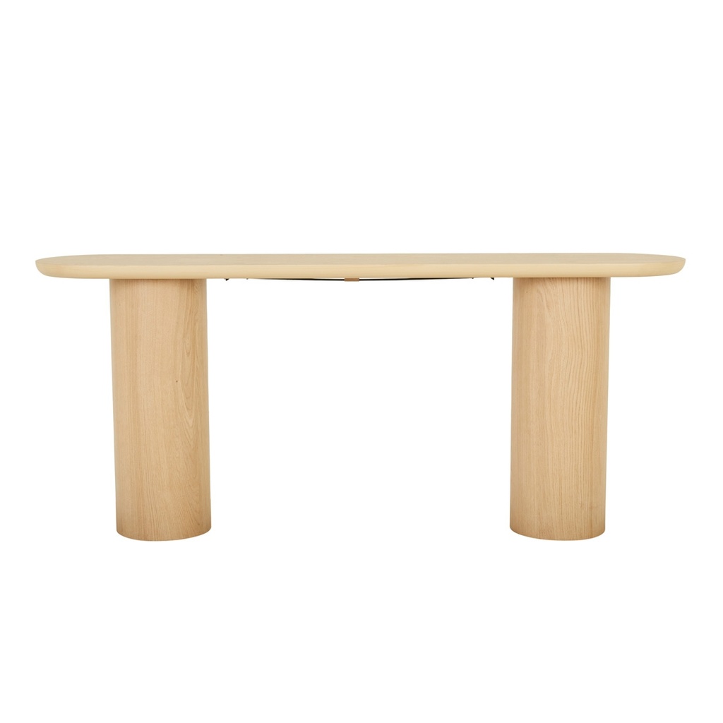 Seb Oval Console - Oak