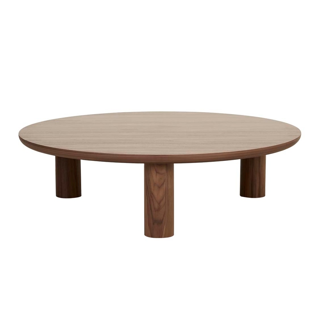 [SEB-ROUND-COFFEE-TABLE-WALNUT-CTO-SEB-X] Seb Round Coffee Table - Walnut