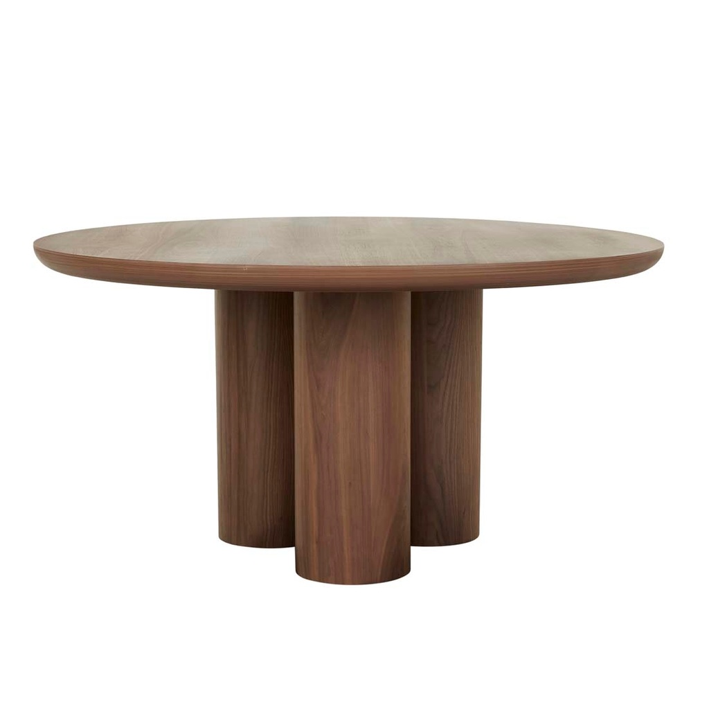 [SEB-ROUND-DINING-TABLE-WALNUT-DT-SEB-RD2-X] Seb Round Dining Table - Walnut