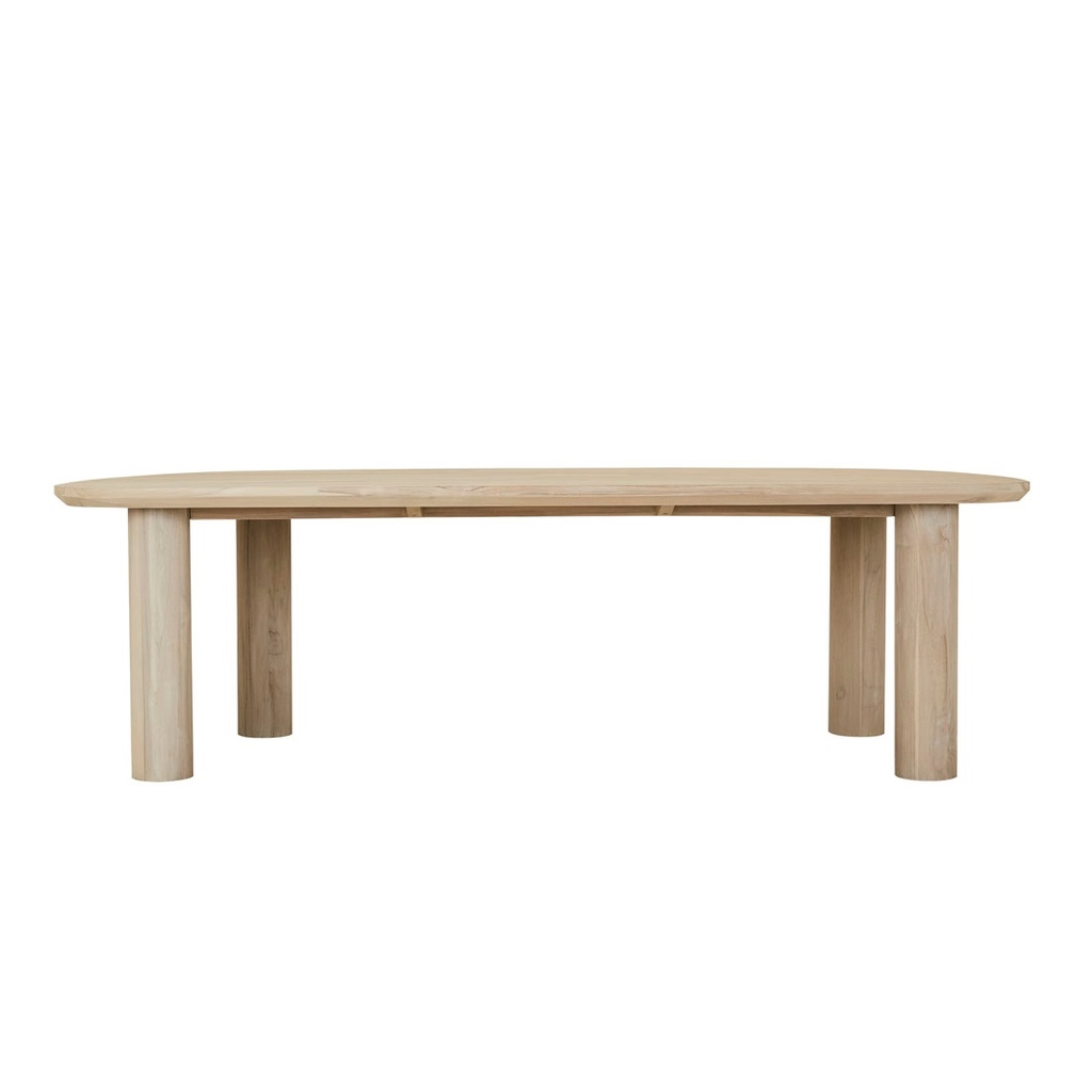[SEB-OUTDOOR-DINING-TABLE-AGED-TEAK-DT-SEB-OUT-X] Seb Outdoor Dining Table - Aged Teak