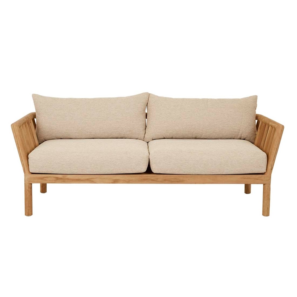 [SICILY-FRAME-3-SEATER-SOFA-DESERT-NATURAL-TEAK-SOF-SICI-FRA-3S-NATURAL-TEAK] Sicily Frame 3 Seater Sofa - Desert - Natural Teak