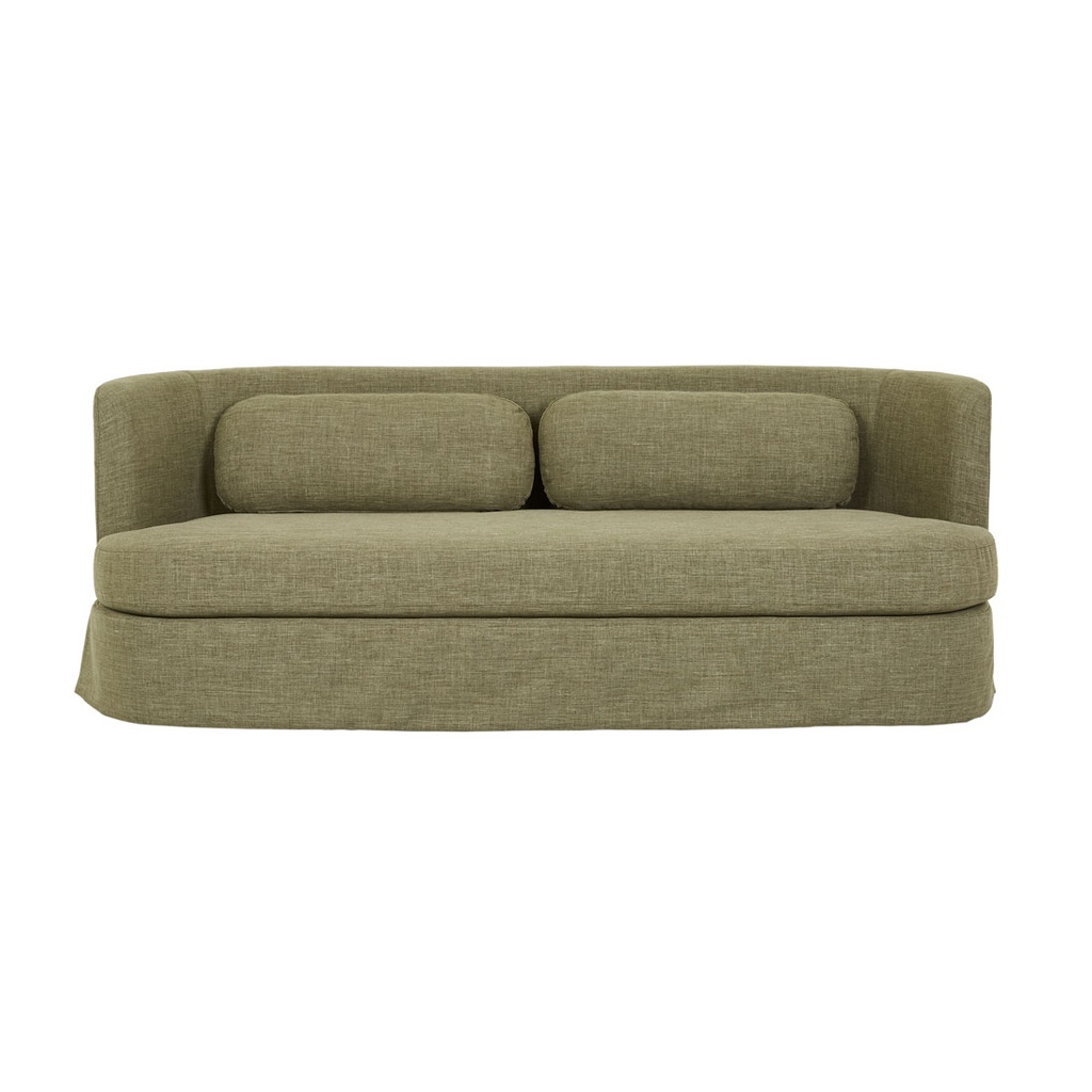 [SIDNEY-BAY-2-SEATER-SOFA-EAMES-OLIVE-SOF-SID-BAY2S] Sidney Bay 2 Seater Sofa - Eames Olive