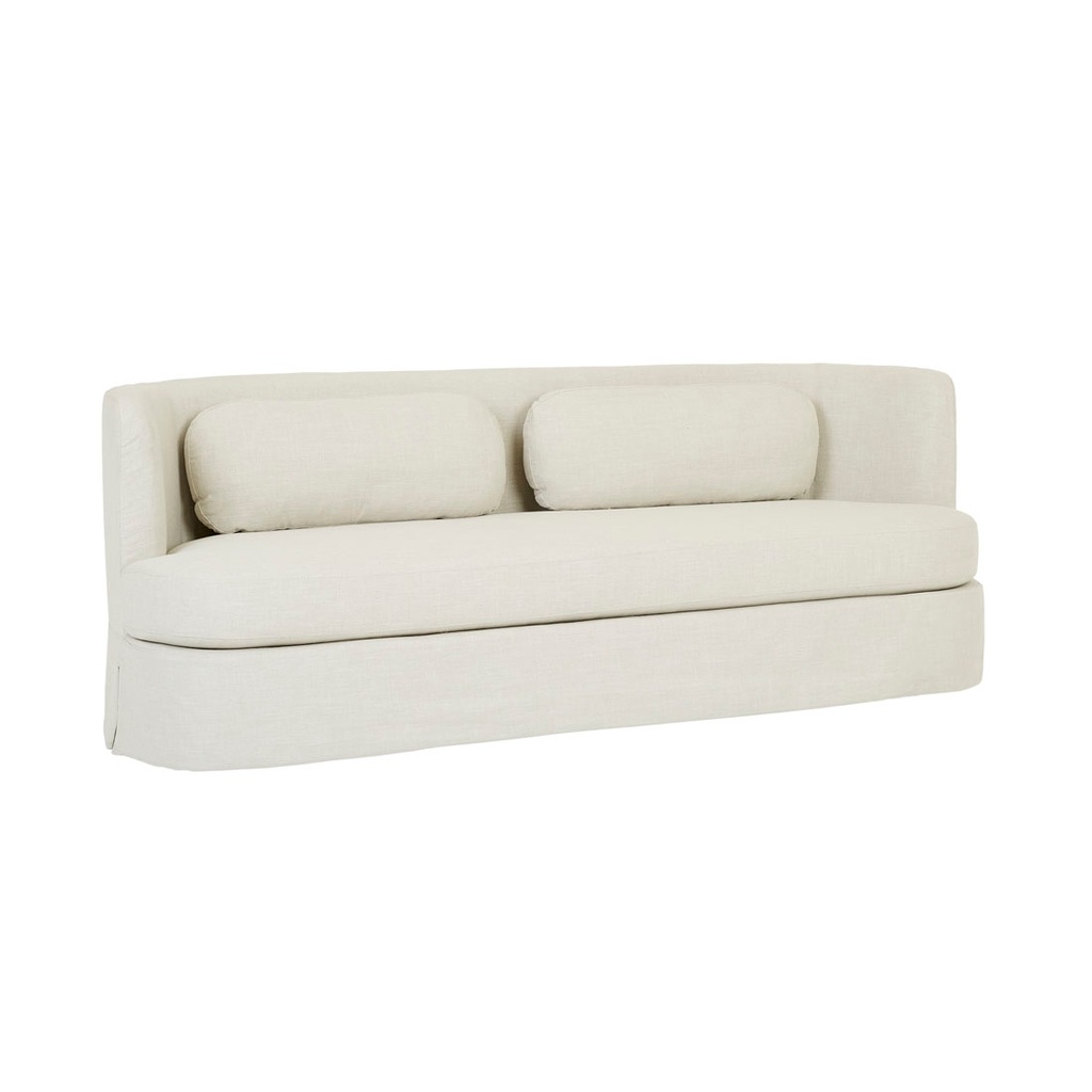 [SIDNEY-BAY-2-SEATER-SOFA-EAMES-PARCHMENT-SOF-SID-BAY2S] Sidney Bay 2 Seater Sofa - Eames Parchment
