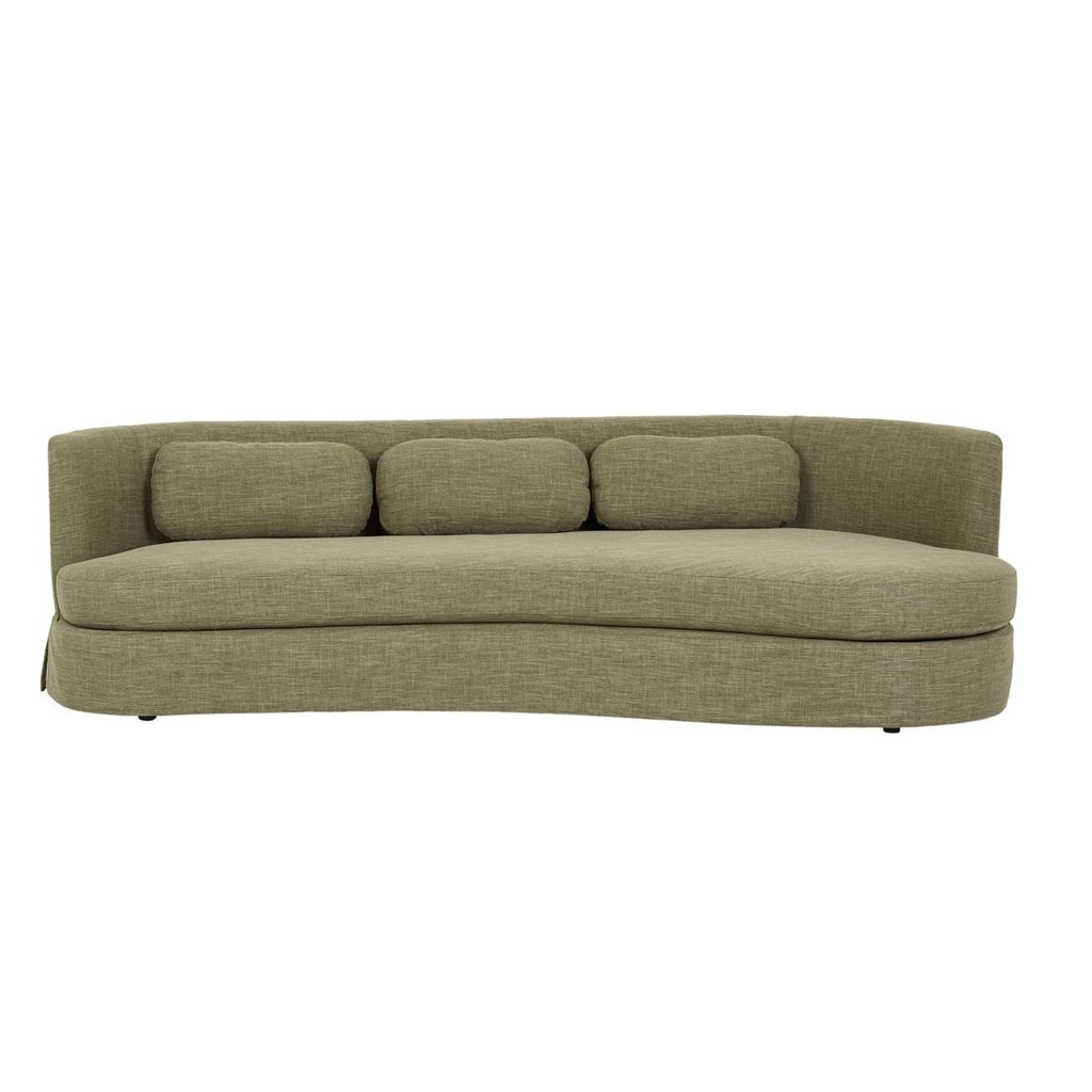 [SIDNEY-BAY-3-SEATER-SOFA-EAMES-OLIVE-SOF-SID-BAY3S] Sidney Bay 3 Seater Sofa - Eames Olive