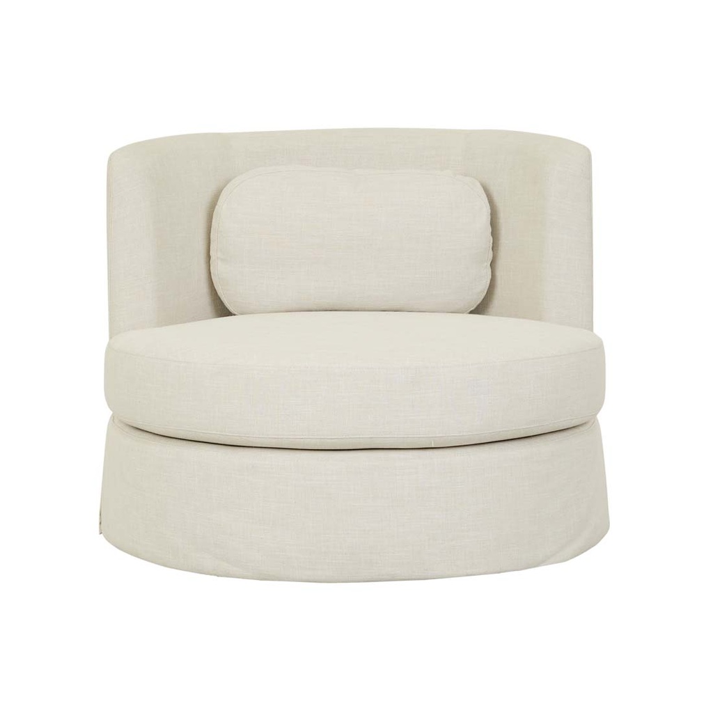 [SIDNEY-BAY-SOFA-CHAIR-EAMES-PARCHMENT-SOF-SID-BAY1S] Sidney Bay Sofa Chair - Eames Parchment