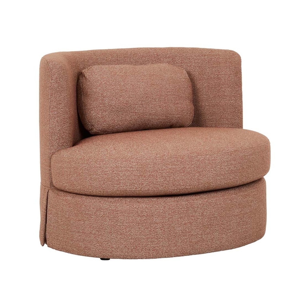[SIDNEY-BAY-SOFA-CHAIR-RUST-SPECKLE-SOF-SID-BAY1S] Sidney Bay Sofa Chair - Rust Speckle