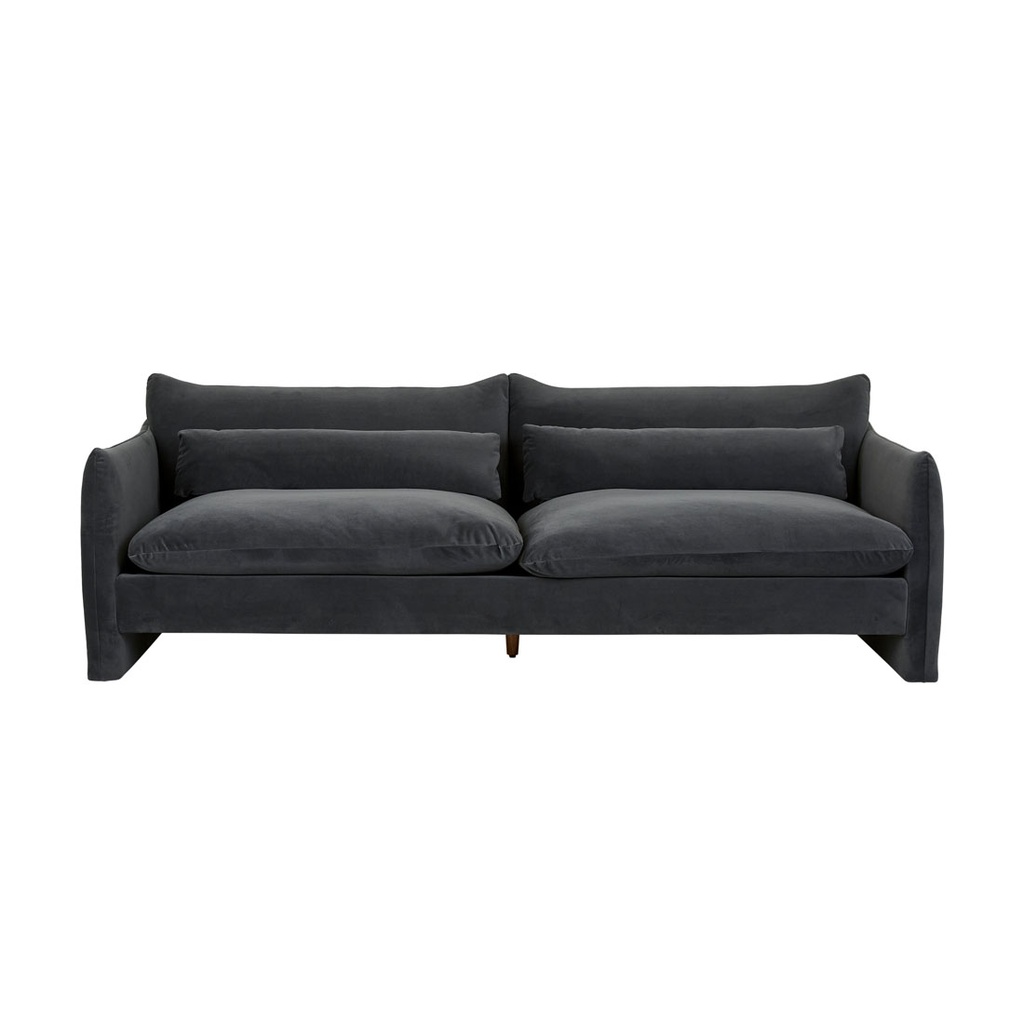 [SIDNEY-PEAK-3-SEATER-SOFA-NOCTURNE-VELVET-SOF-SID-PEAK3S] Sidney Peak 3 Seater Sofa - Nocturne Velvet