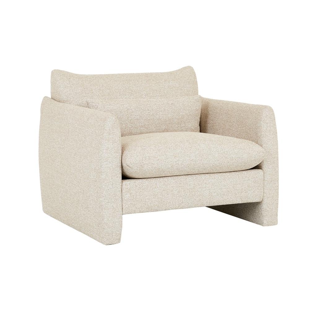 [SIDNEY-PEAK-SOFA-CHAIR-STAUNCH-ALMOND-SOF-SID-PEAK1S] Sidney Peak Sofa Chair - Staunch Almond