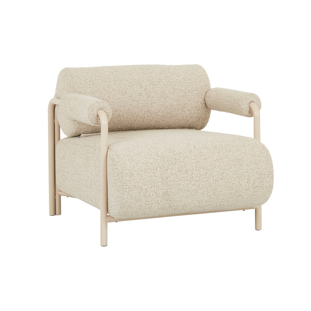 [SIDNEY-RENZO-SOFA-CHAIR-DRIFTWOOD-BISQUE-SOF-SID-RENZ1S-BISQUE] Sidney Renzo Sofa Chair - Driftwood - Bisque