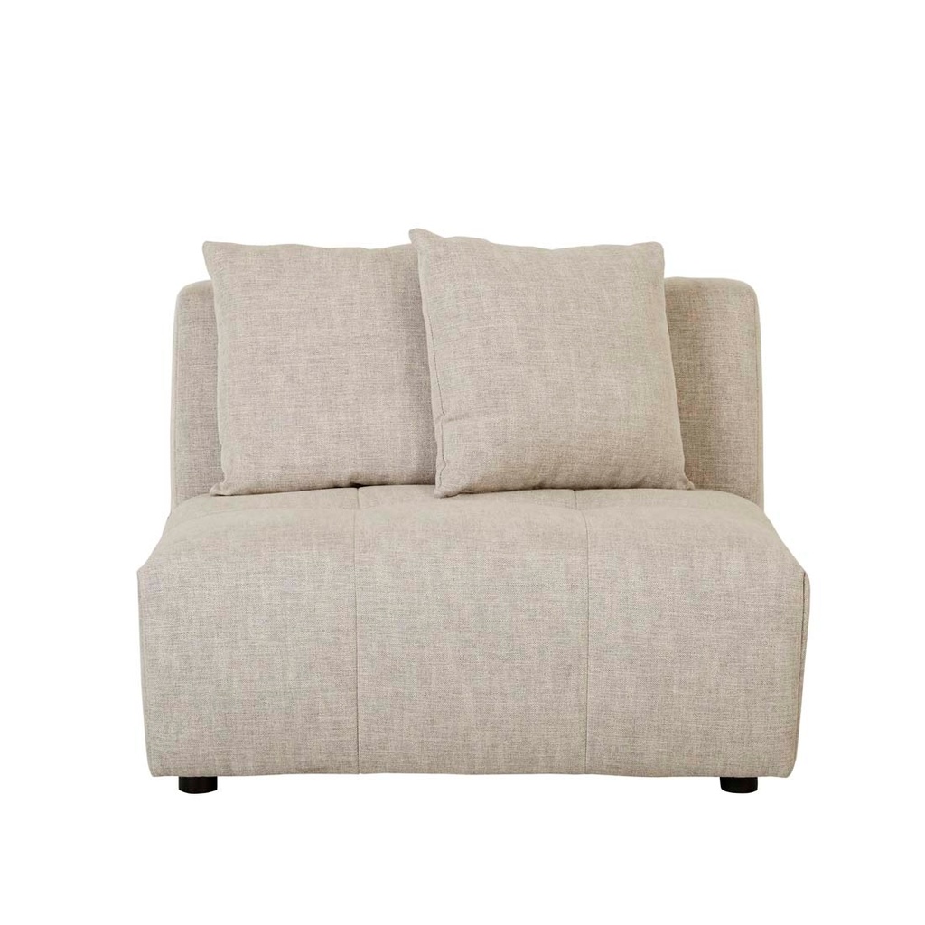 [SIDNEY-SLOUCH-1-SEATER-CENTRE-SOFA-BARLEY-SOF-SID-SLCH1S-CTR-BRLY] Sidney Slouch 1 Seater Centre Sofa