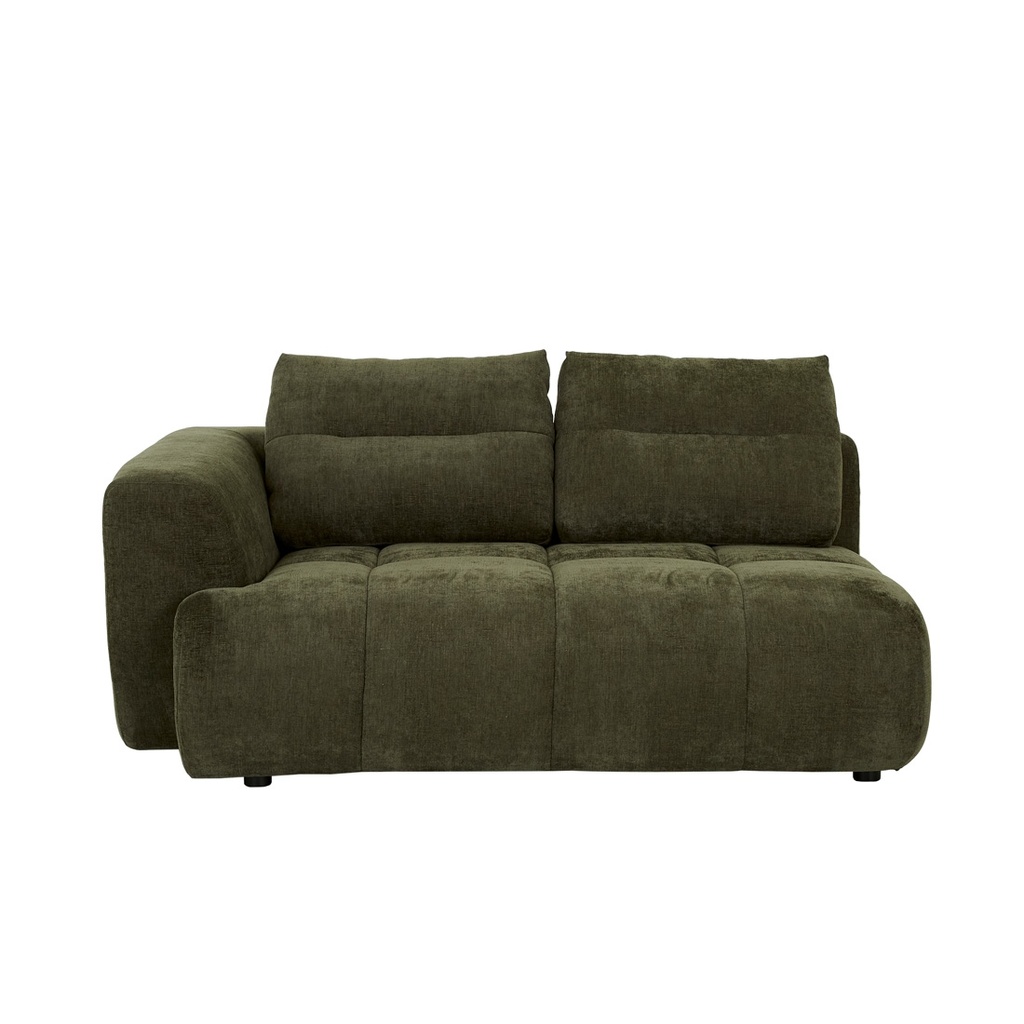 [SIDNEY-TULLIO-2-SEATER-LEFT-ARM-SOFA-POKER-MILITARY-SOF-SID-TUL2S-LFT-PMIL] Sidney Tullio 2 Seater Left Arm Sofa - Poker Military