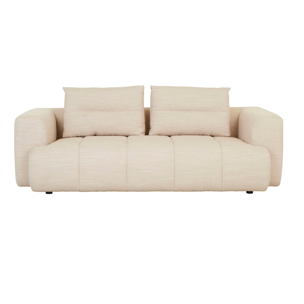 [SIDNEY-TULLIO-3-SEATER-SOFA-NATURAL-SPECKLE-SOF-SID-TUL3S] Sidney Tullio 3 Seater Sofa - Natural Speckle