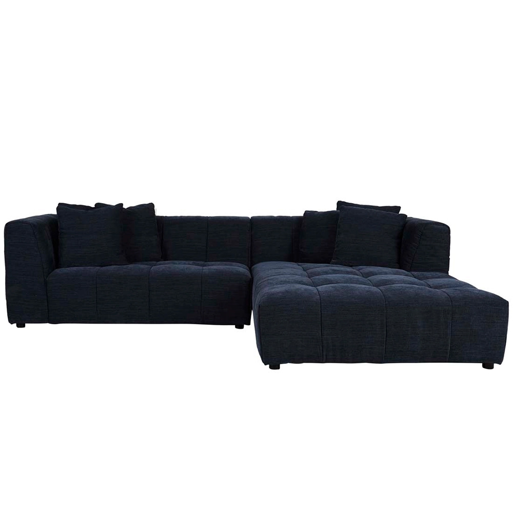 [SOF-SID-SLCH-3S-RCH-2SLARM-CPLINK] Sidney Slouch 3-Seater Right Chaise Sofa with 2-Seater Arm - Copeland Ink