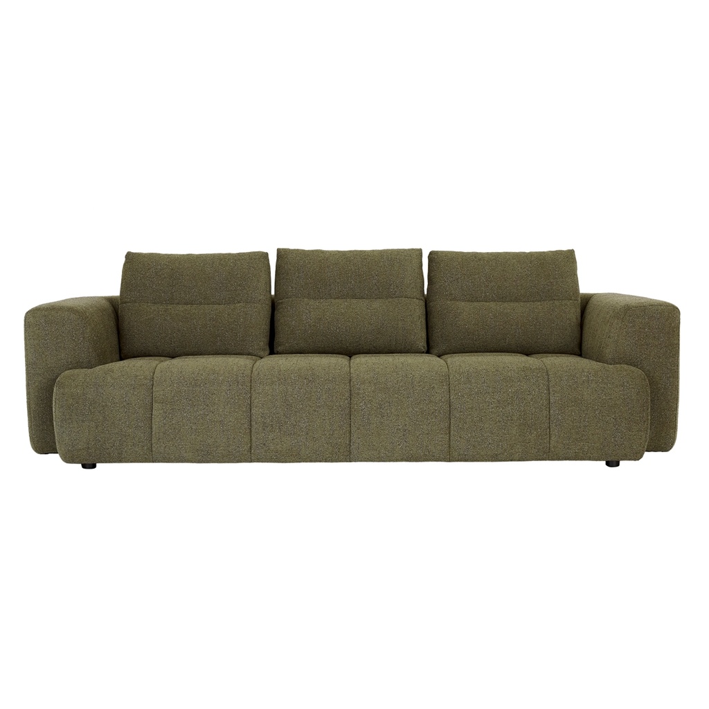 [TULLIO-4-SEATER-SOFA-LEEK-GREEN-SOF-SID-TUL4S] Sidney Tullio 4 Seater Sofa - Leek Green