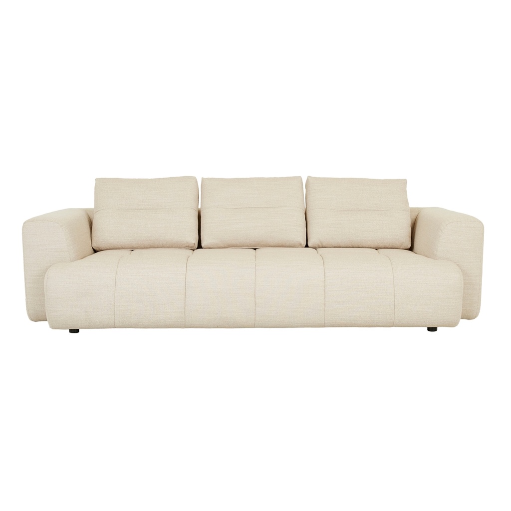 [TULLIO-4-SEATER-SOFA-NATURAL-SPECKLE-SOF-SID-TUL4S] Sidney Tullio 4 Seater Sofa - Natural Speckle