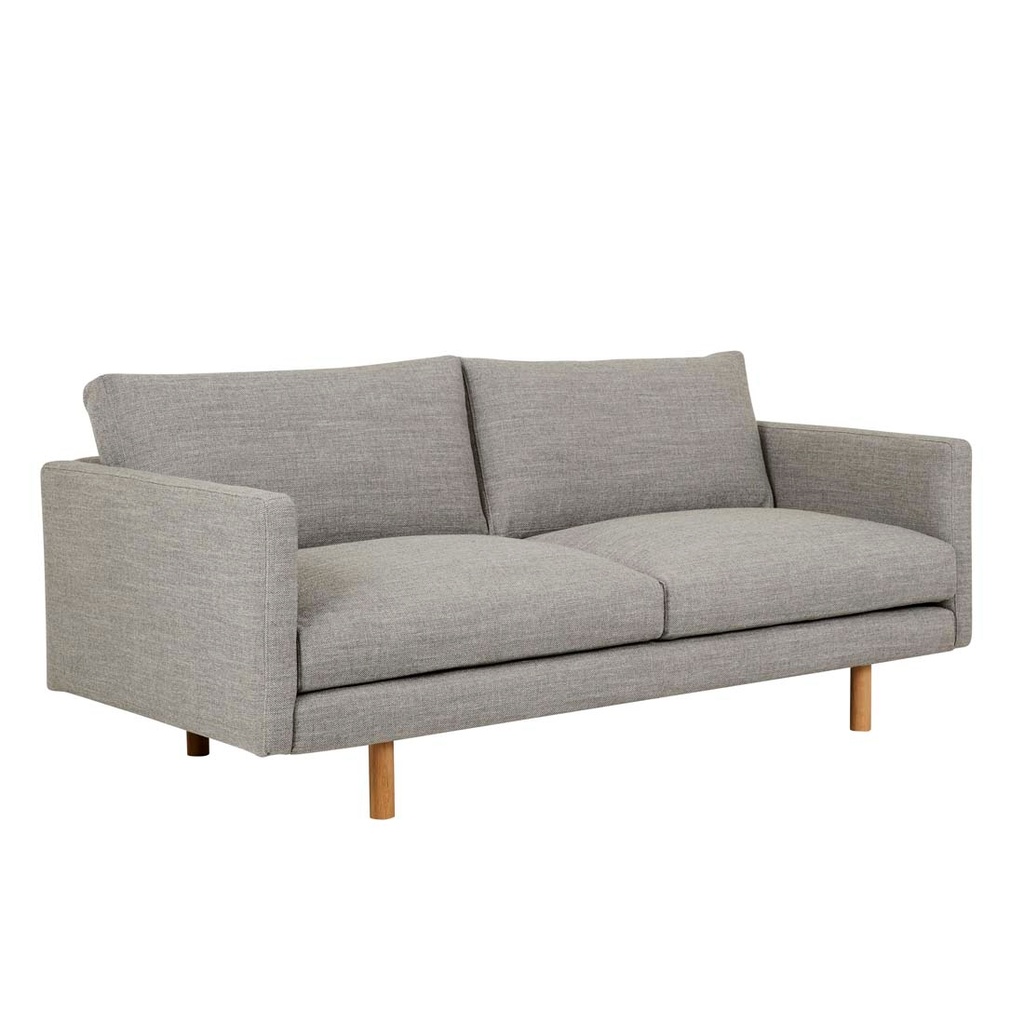 [SKETCH-BASE-2-SEATER-SOFA-HAZE-GREY-LIGHT-OAK-SOF-SKE-BAS2S-LIGHT-OAK] Base 2 Seater Sofa - Haze Grey - Light Oak