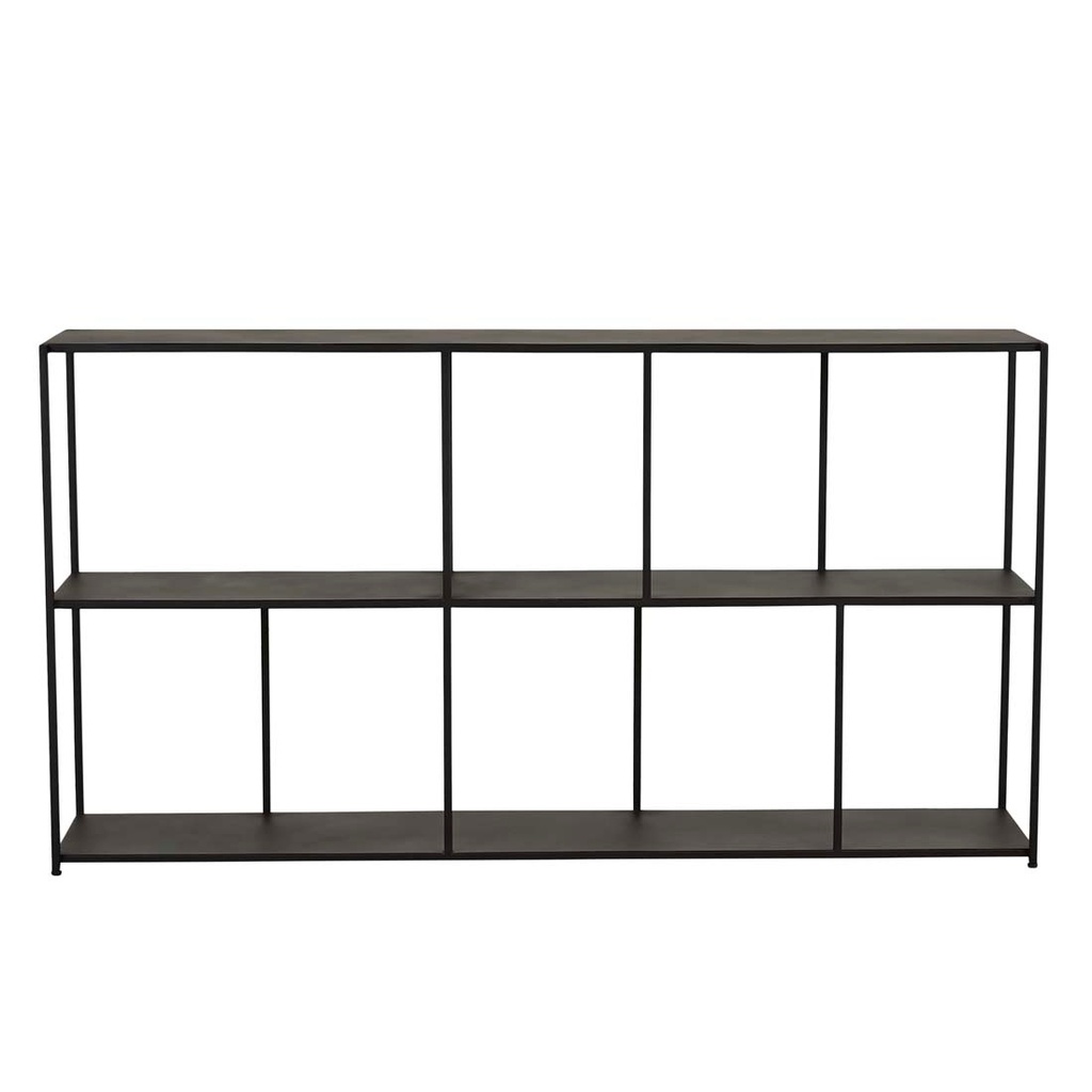 Sketch Grillo Wide Bookshelf - Black