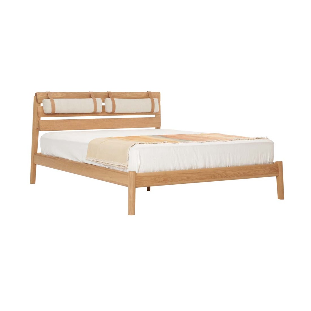 [SKETCH-POISE-BED-BONE-LIGHT-OAK-BED-SKE-POI-X-LIGHT-OAK] Sketch Poise Bed - Bone - Light Oak