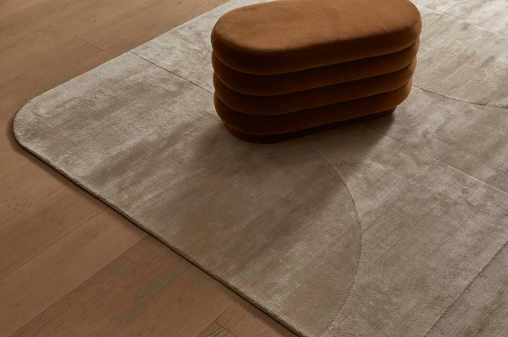 [TEPIH-CURVE-RUGS-SAND-RUG-TEP-CRV-X] Tepih Curve Rug - Sand