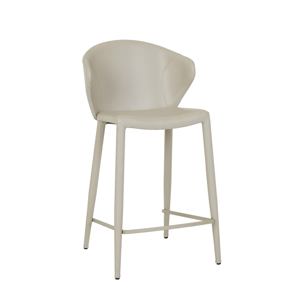 [THEO-BARSTOOL-SANDSTONE-PU-MATT-CASHMERE-BS-THEO-X-MATT-CASHMERE] Theo Barstool - Sandstone PU - Matt Cashmere