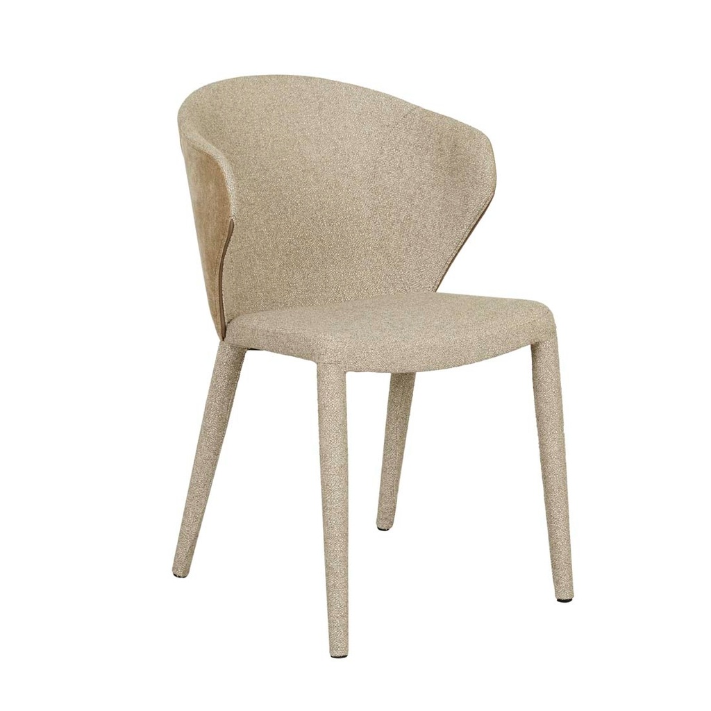 [THEO-DINING-CHAIR-FAWN-SPECKLE-DIJON-CH-THEO-DIJON] Theo Dining Chair - Fawn Speckle - Dijon