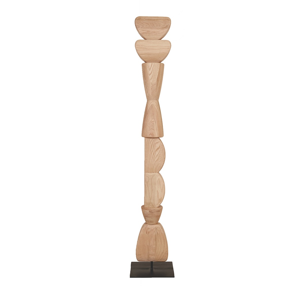 [THERON-BLOOM-FLOOR-SCULPTURE-NEW-OAK-DEC-THER-BLO-FLR-SCUL-X] Theron Bloom Floor Sculpture - New Oak
