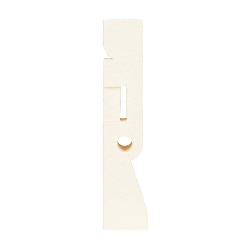 [THERON-GEO-SCULPTURE-PLASTER-WHITE-DEC-THER-GEO-SCUL-X] Theron Geo Sculpture - Plaster White